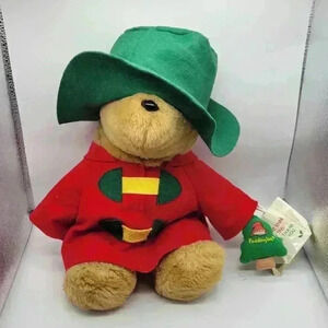 Paddington Bear Christmas Plush Sears Exclusive Gifts 1994 Vintage Hat JACKET